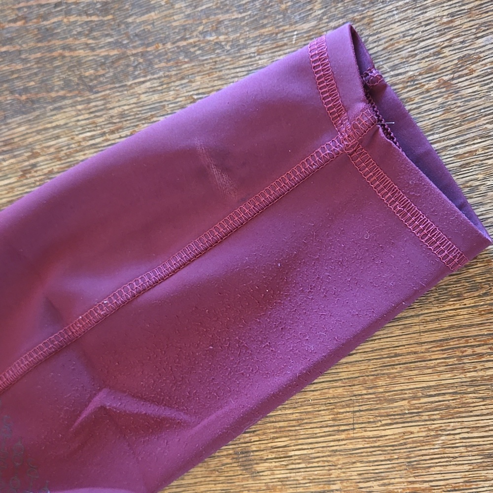 Dover Saddlery Stride Ladies' Magna Full-Seat Tight, Burgundy, Size XS - Picture 11 of 13